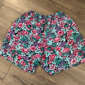 COTTAGE CORE Floral Shorts